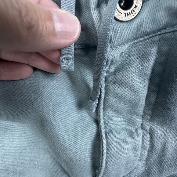 Kuhl Shorts Womens Size 10 Green 7" KONTOUR Hiking Camp Shorts Stretch - Picture 8 of 12